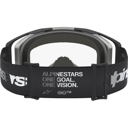 Alpinestars Vision 8 Goggles - Amber - Black/Silver - Clear Lens [MPN: 5101527-1742]_2702099