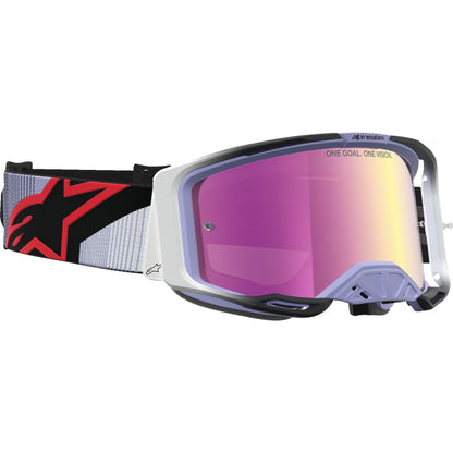 Alpinestars Vision 8 Goggles - Maven - Lavender/Black - Pink Mirror Lens [MPN: 5101627-3234]_2701566