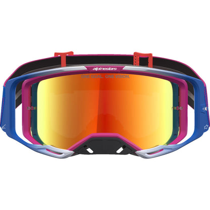 Alpinestars Vision 8 Goggles - Maven - Fire Red/Black - Red Mirror Lens [MPN: 5101627-3235]_2702315