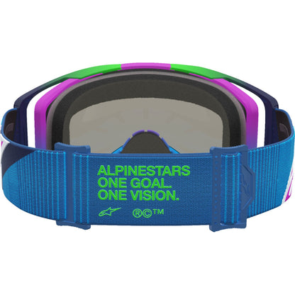 Alpinestars Vision 8 Goggles - Maven - Blithe Blue/Purple - Pink Mirror Lens [MPN: 5101627-7358]_2700921