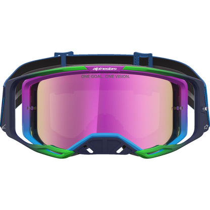 Alpinestars Vision 8 Goggles - Maven - Blithe Blue/Purple - Pink Mirror Lens [MPN: 5101627-7358]_2701190