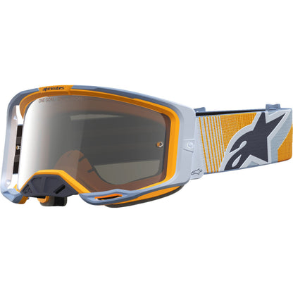 Alpinestars Vision 8 Goggles - Maven - Dust Blue/Orange - Silver Mirror Lens [MPN: 5101627-7366]_2700856