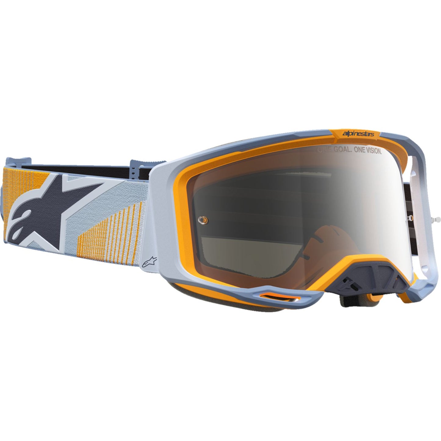 Alpinestars Vision 8 Goggles - Maven - Dust Blue/Orange - Silver Mirror Lens [MPN: 5101627-7366]_2702169