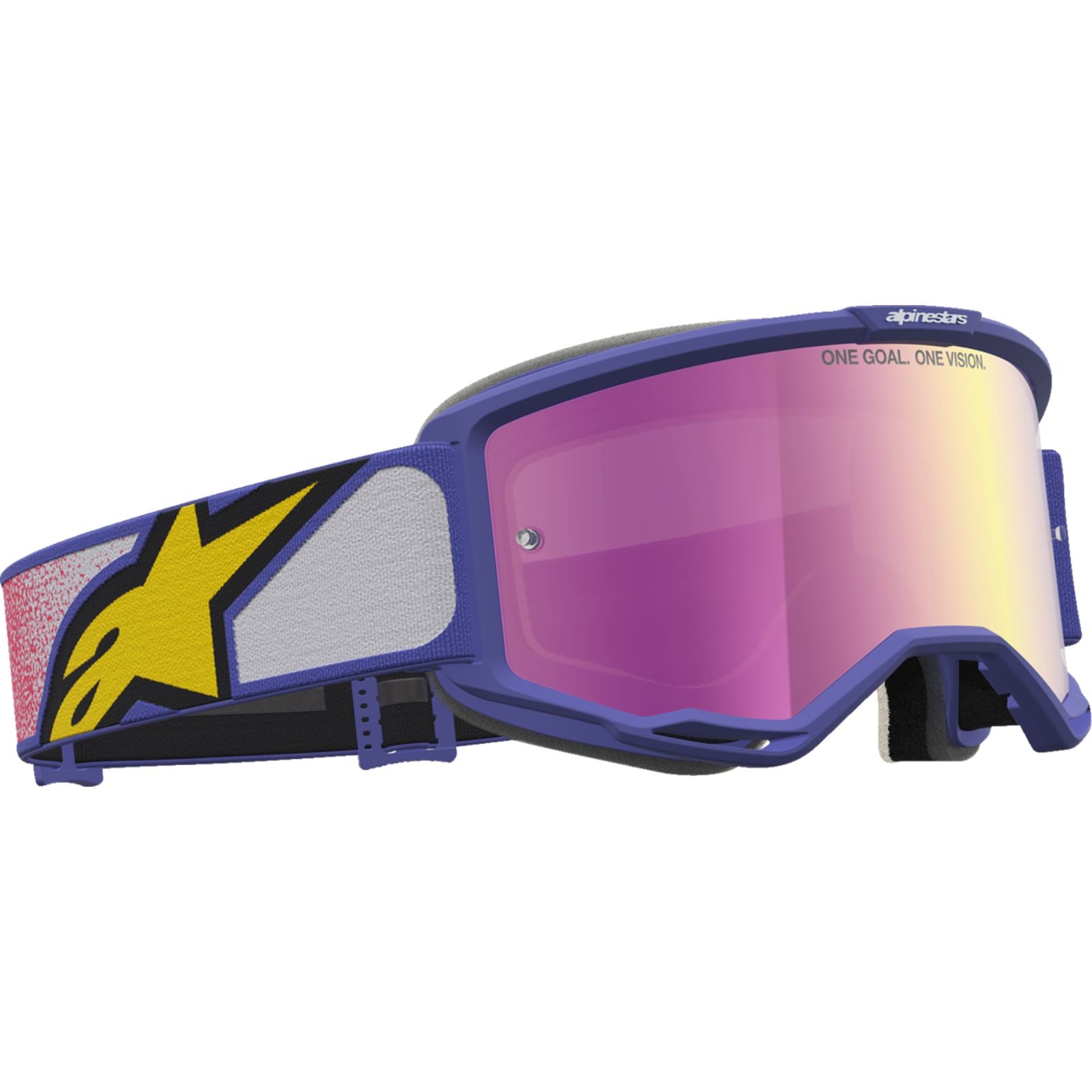 Alpinestars Vision 5 Goggles - Drag - Red/Purple - Pink Mirror Lens [MPN: 5101727-3233]_2702184