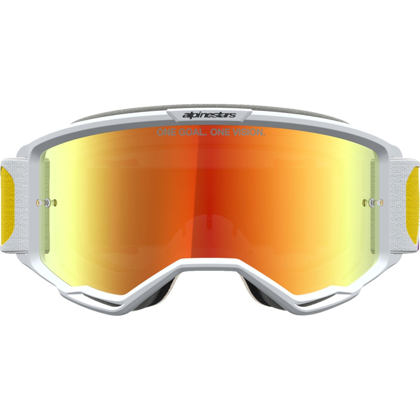 Alpinestars Vision 5 Goggles - Drag - Orange/Red - Red Mirror Lens [MPN: 5101727-4009]_2700854
