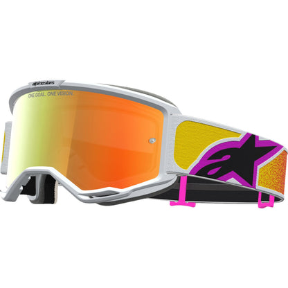 Alpinestars Vision 5 Goggles - Drag - Orange/Red - Red Mirror Lens [MPN: 5101727-4009]_2701698
