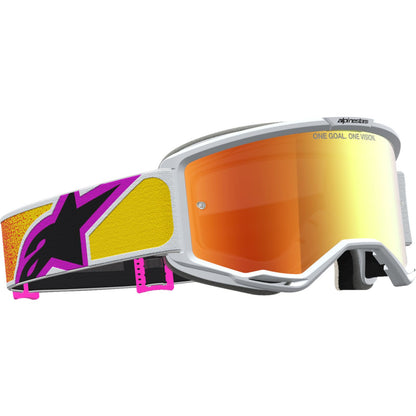 Alpinestars Vision 5 Goggles - Drag - Orange/Red - Red Mirror Lens [MPN: 5101727-4009]_2701823