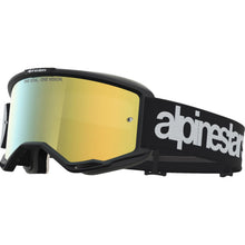 Alpinestars Vision 5 Goggles - Hone - Black/White - Gold Mirror Lens [MPN: 5101827-1762]_2701510