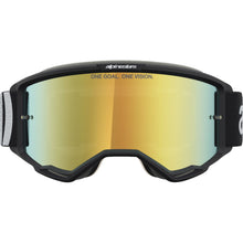 Alpinestars Vision 5 Goggles - Hone - Black/White - Gold Mirror Lens [MPN: 5101827-1762]_2701551
