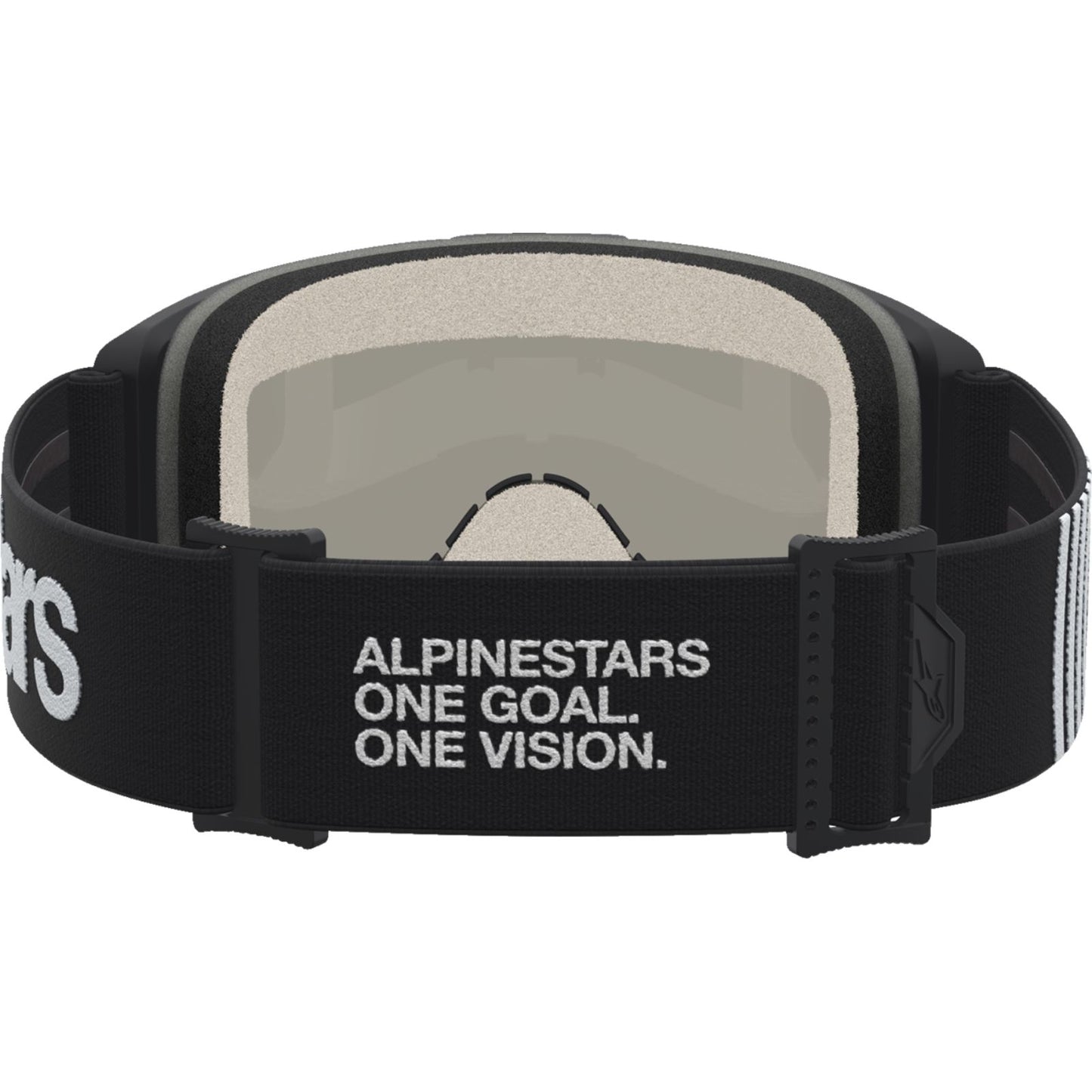 Alpinestars Vision 5 Goggles - Hone - Black/White - Gold Mirror Lens [MPN: 5101827-1762]_2701839