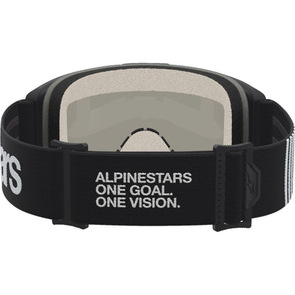 Alpinestars Vision 5 Goggles - Hone - Black/White - Gold Mirror Lens [MPN: 5101827-1762]_2701839