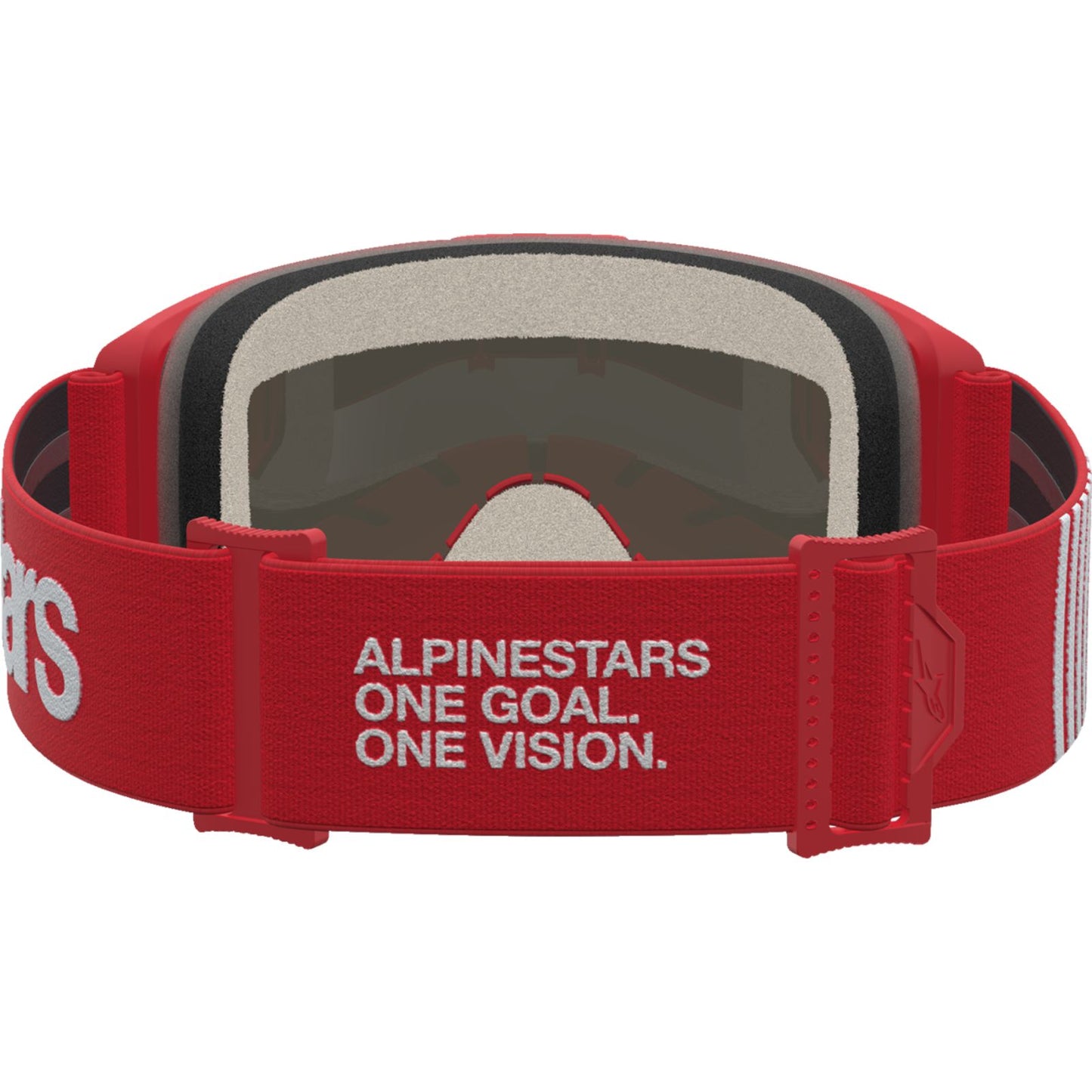 Alpinestars Vision 5 Goggles - Hone - Red/White - Silver Mirror Lens [MPN: 5101827-3237]_2701694