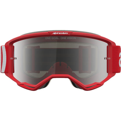 Alpinestars Vision 5 Goggles - Hone - Red/White - Silver Mirror Lens [MPN: 5101827-3237]_2701896
