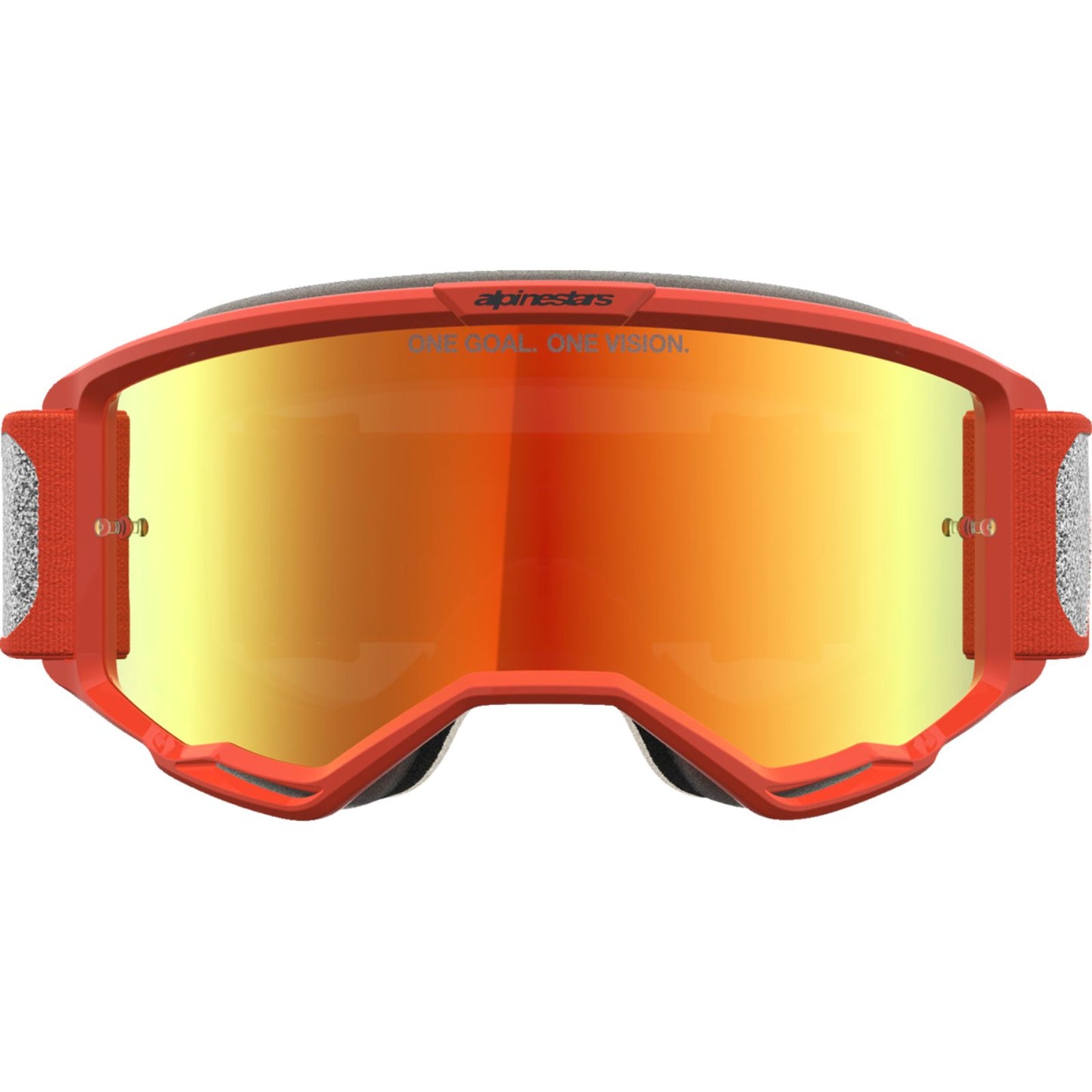 Alpinestars Vision 5 Goggles - Rora - Silver/Orange - Red Mirror Lens [MPN: 5101927-1741]_2702366