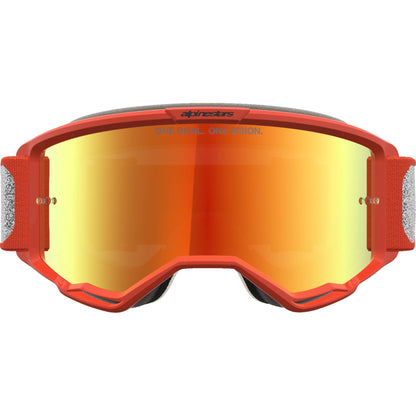 Alpinestars Vision 5 Goggles - Rora - Silver/Orange - Red Mirror Lens [MPN: 5101927-1741]_2702366