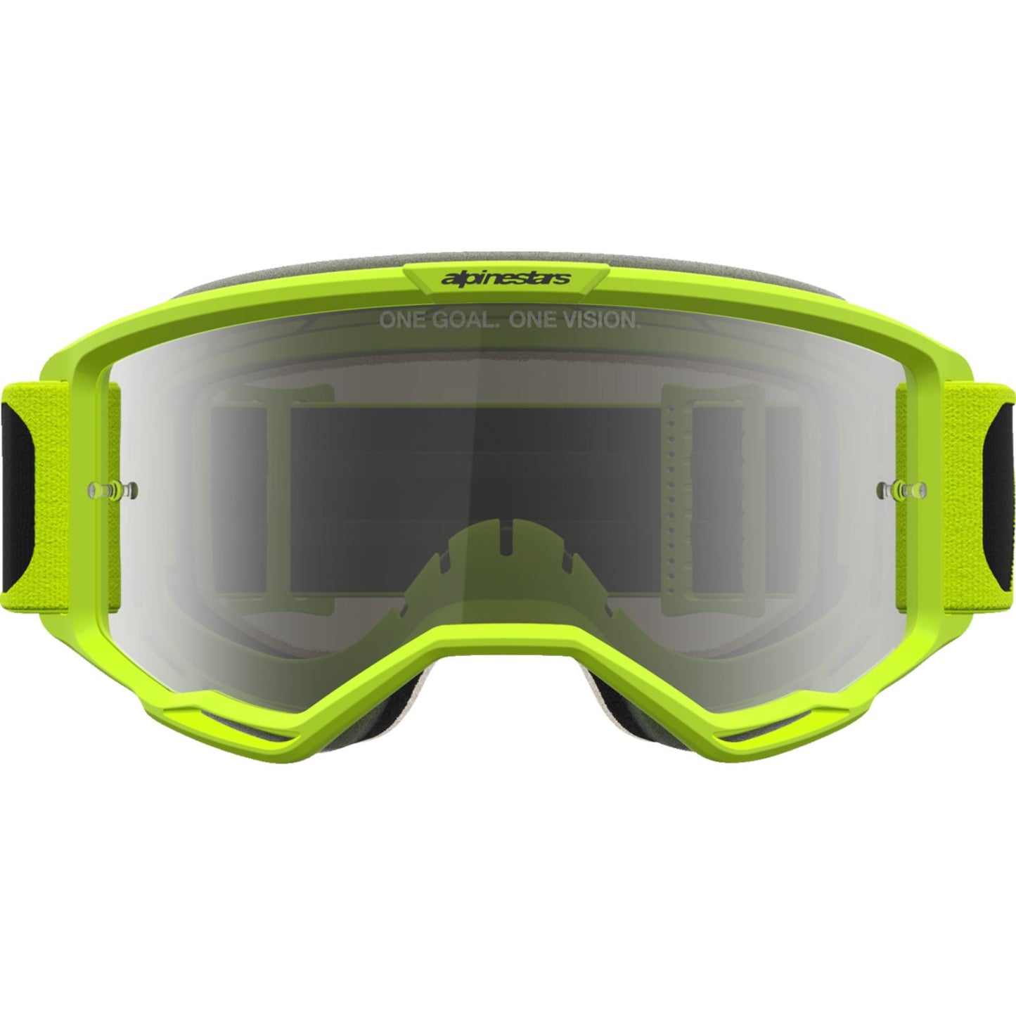 Alpinestars Vision 5 Goggles - Rora - Yellow Fluo/Black - Silver Mirror Lens [MPN: 5101927-1744]_2702129