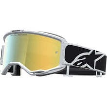 Alpinestars Vision 5 Goggles - Rora - Black/White - Gold Mirror Lens [MPN: 5101927-1762]_2701200