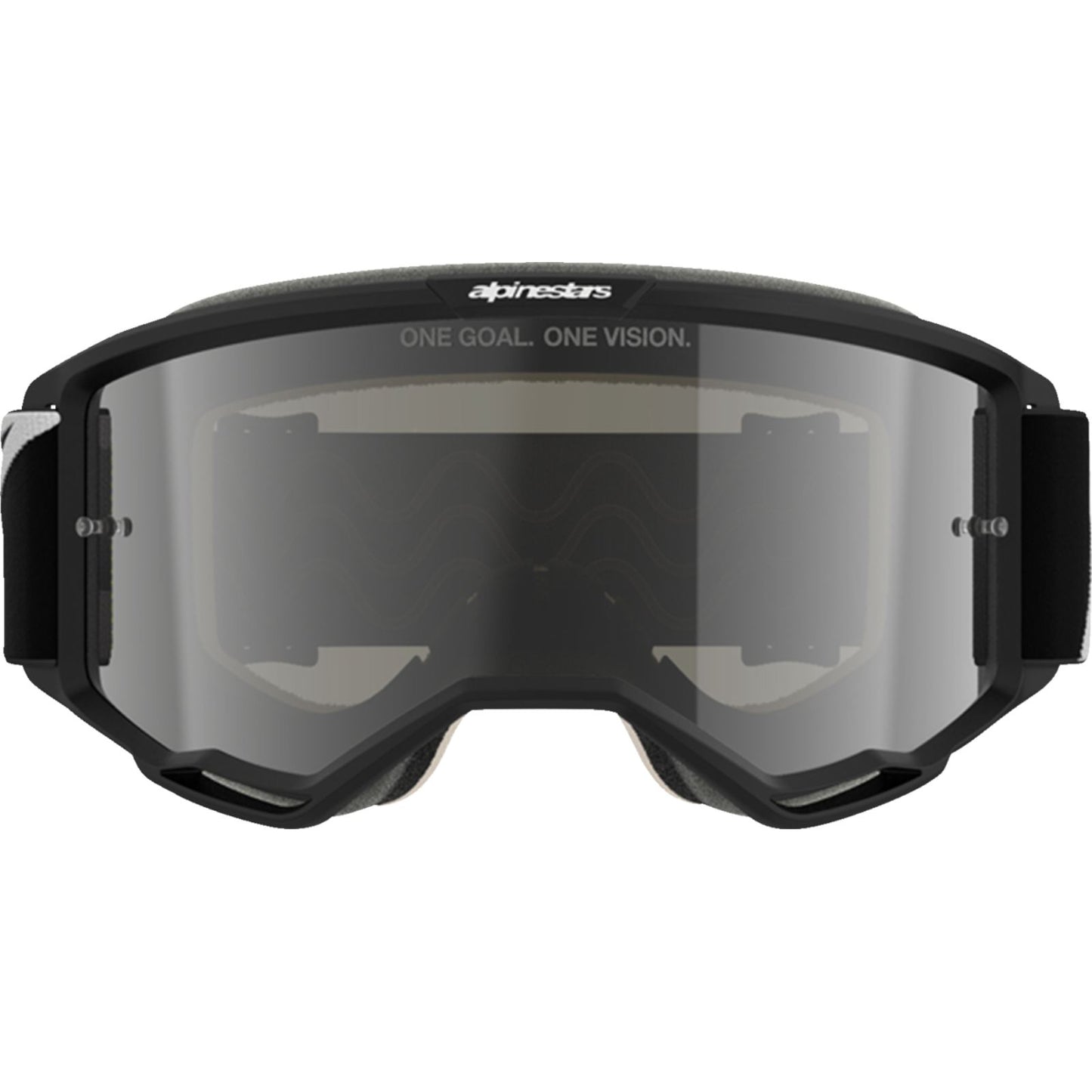 Alpinestars Vision 5 Goggles - Corp - Black/White - Silver Mirror Lens [MPN: 5102127-1763]_2702233