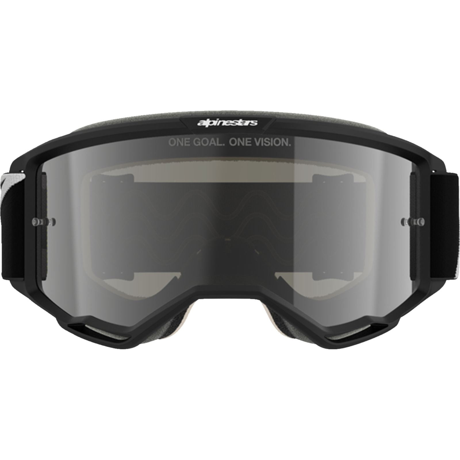 Alpinestars Vision 5 Goggles - Corp - Black/White - Silver Mirror Lens [MPN: 5102127-1763]_2702233