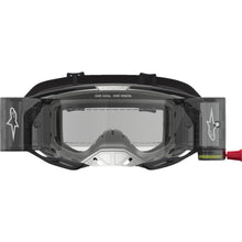 Alpinestars Vision 8 Goggles - Amber - Roll-Off - Black/Silver - Clear Lens [MPN: 5103327-1742]_2700929