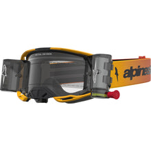 Alpinestars Vision 8 Goggles - Amber - Roll-Off - Yellow/Red/Black - Clear Lens [MPN: 5103327-5009]_2701932