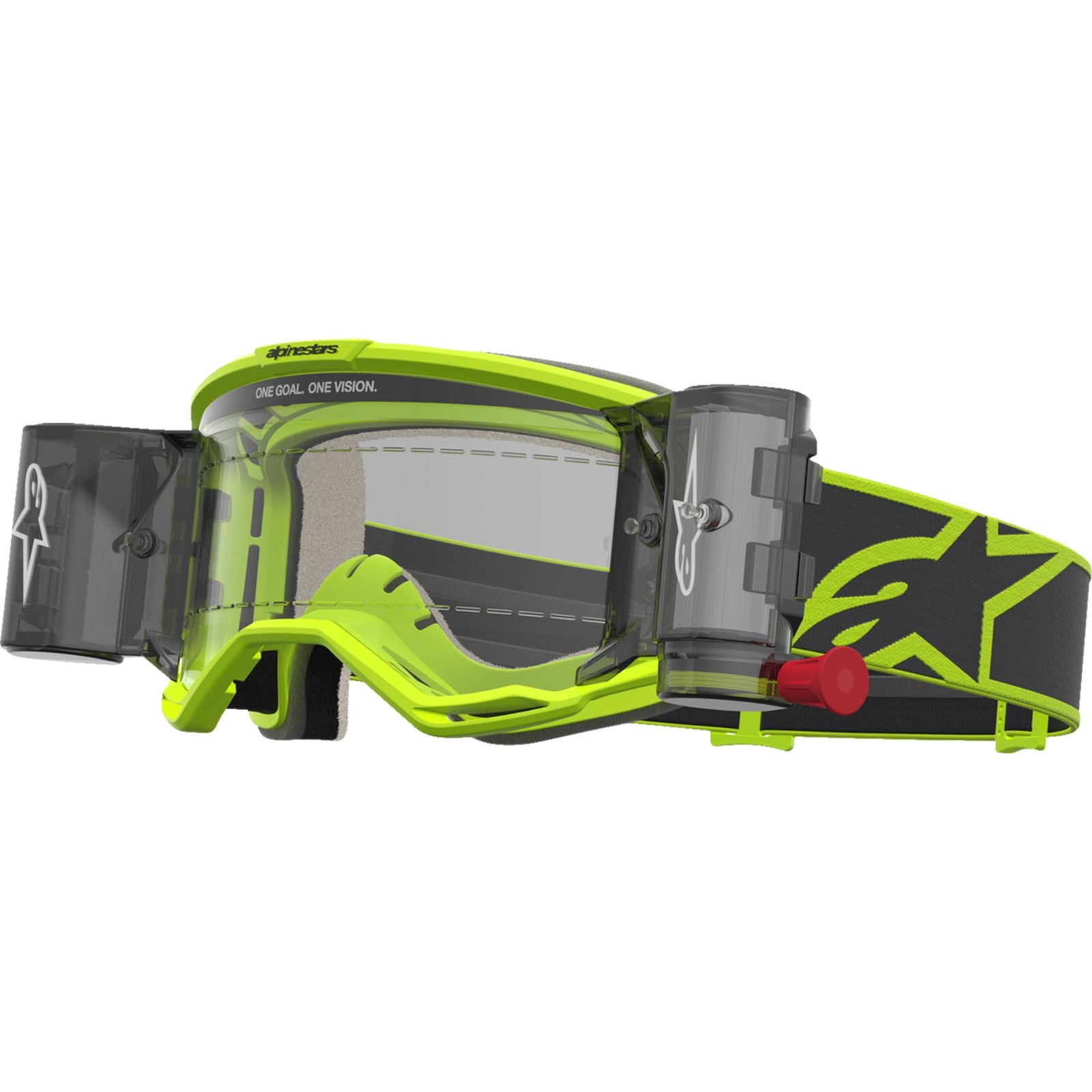 Alpinestars Vision 5 Goggles - Rora - Roll-Off - Fluo Yellow/Black - Clear Lens [MPN: 5103427-5012]_2700883