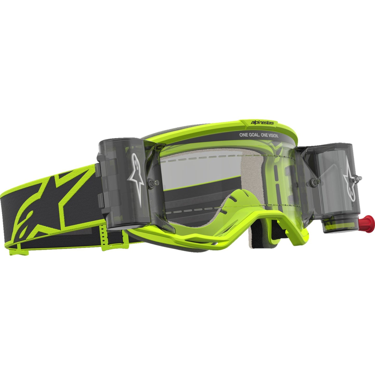 Alpinestars Vision 5 Goggles - Rora - Roll-Off - Fluo Yellow/Black - Clear Lens [MPN: 5103427-5012]_2701193