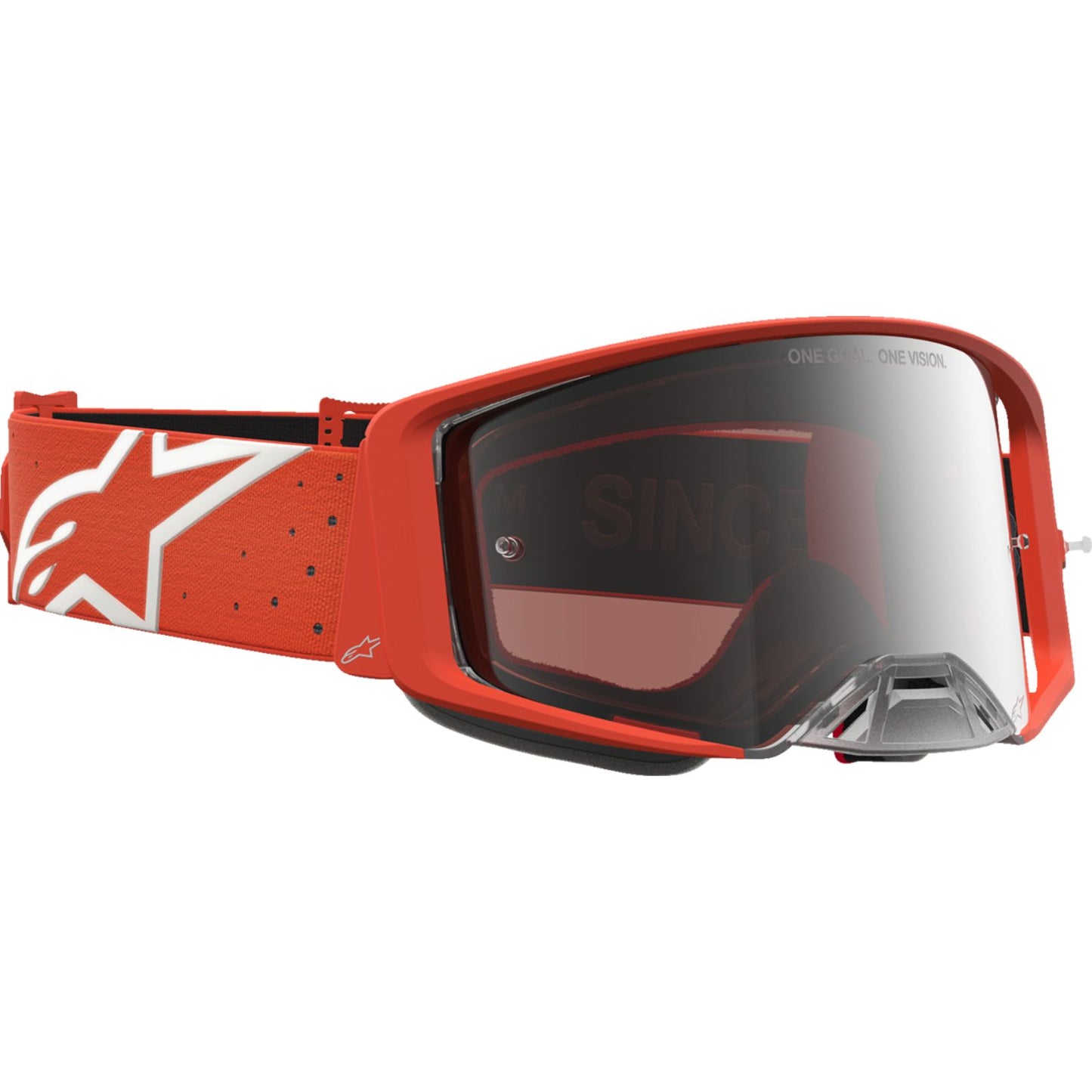 Alpinestars Youth Vision Goggles - Vesta - Orange/Silver - Silver Mirror Lens [MPN: 5140127-4013]_2700850