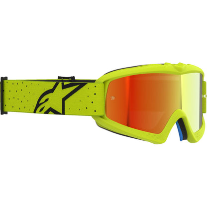 Alpinestars Youth Vision Goggles - Vesta - Yellow Fluo/Black - Red Mirror Lens [MPN: 5140127-5002]_2701531