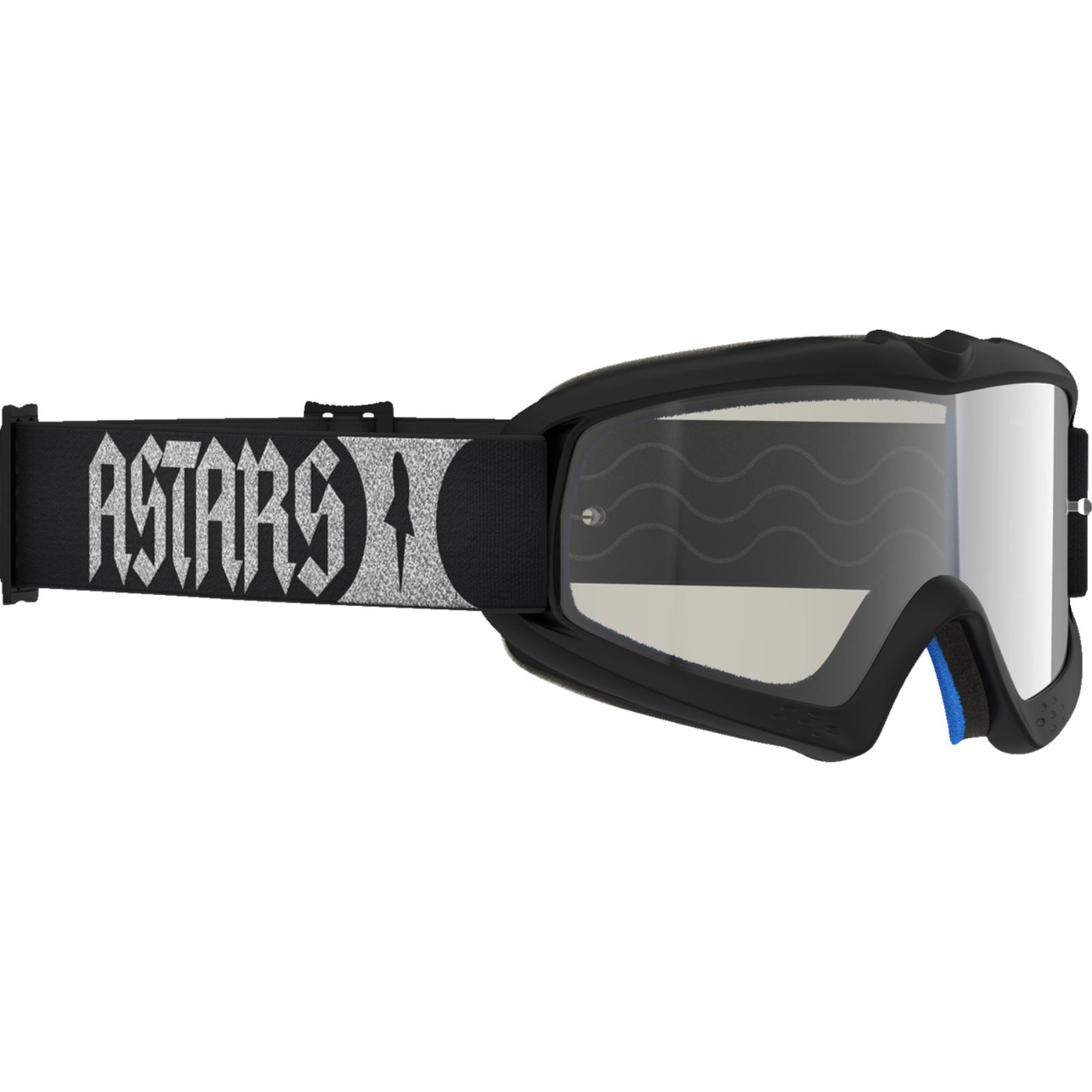 Alpinestars Youth Vision Goggles - Atrox - Black/Silver - Silver Mirror Lens [MPN: 5140327-1728]_2700909