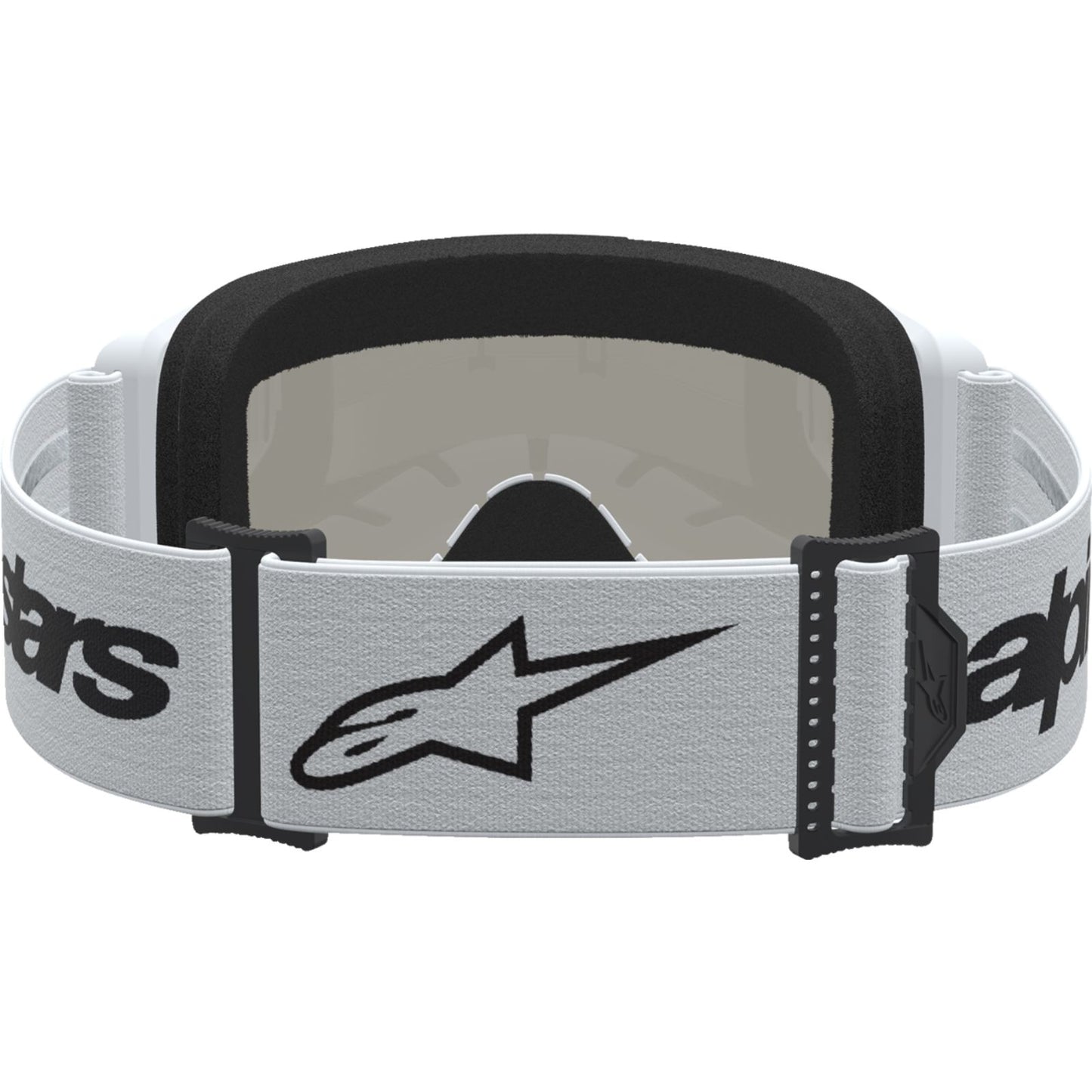 Alpinestars Vision 3 Goggles - Wordmark - White/Black - Silver Mirror Lens [MPN: 5103225-2094]_2702230