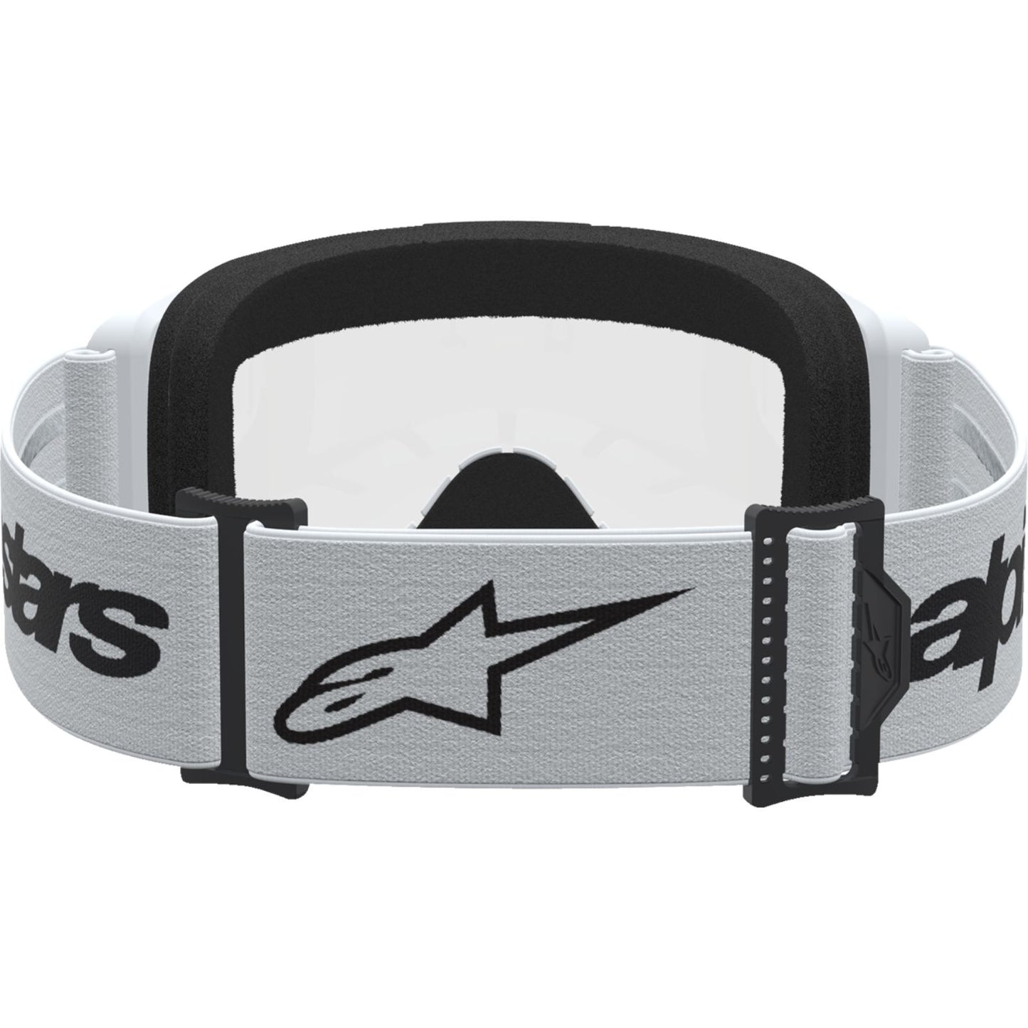 Alpinestars Vision 3 Goggles - Wordmark - White/Black - Clear Lens [MPN: 5103325-2097]_2700852