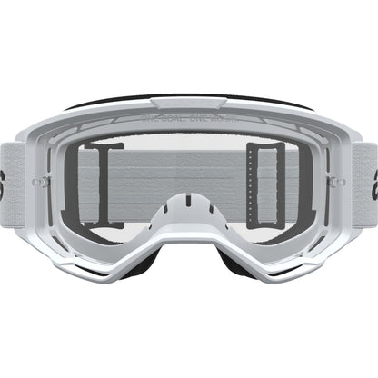 Alpinestars Vision 3 Goggles - Wordmark - White/Black - Clear Lens [MPN: 5103325-2097]_2701210