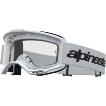 Alpinestars Vision 3 Goggles - Wordmark - White/Black - Clear Lens [MPN: 5103325-2097]_2702086