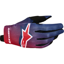 Alpinestars Radar Gloves - Fire Red/DeepBlue_2701128