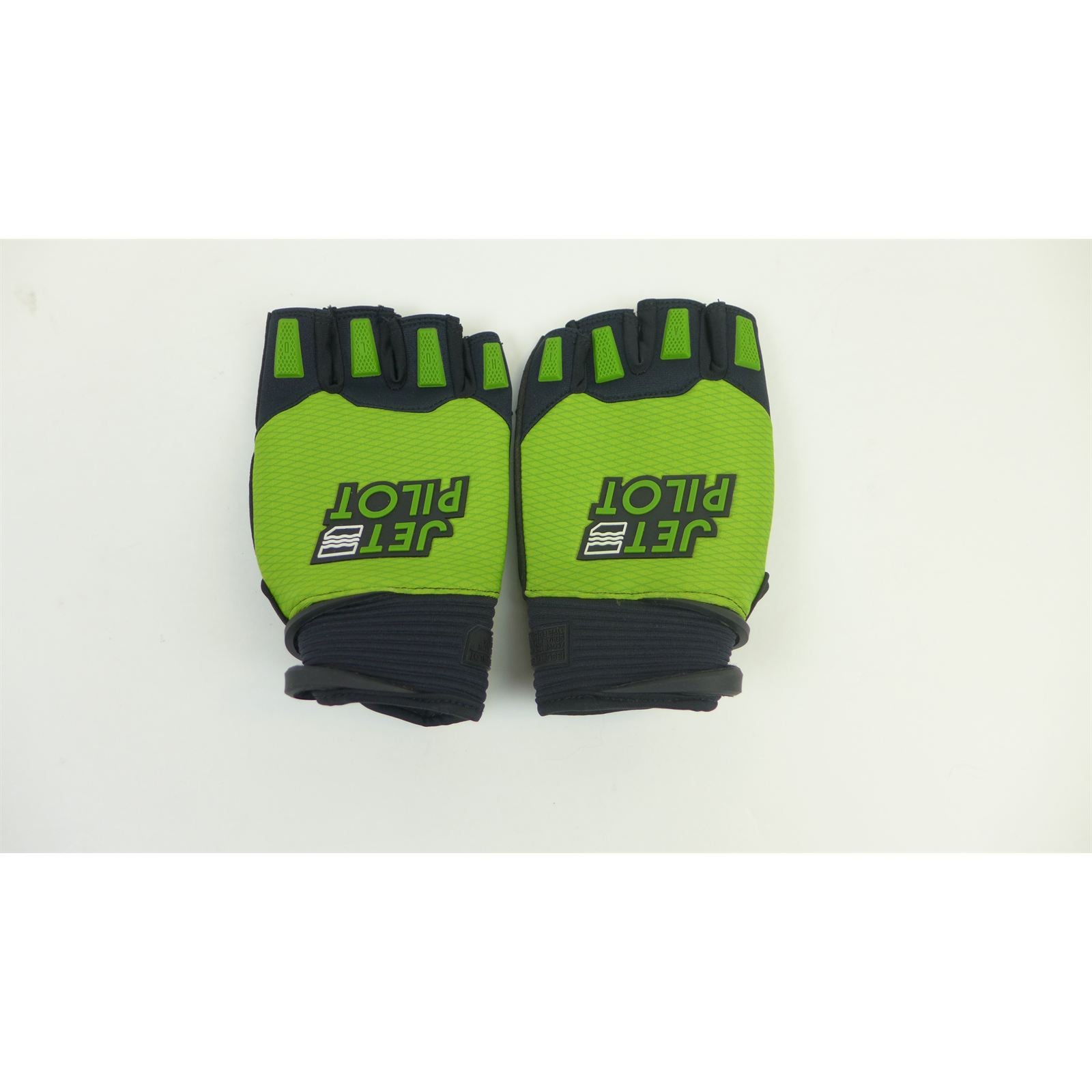 Jet Pilot Hold Fast Short Gloves - Black/Lime - Large OPEN BOX [MPN: JP22302BLKLIML]_2714824