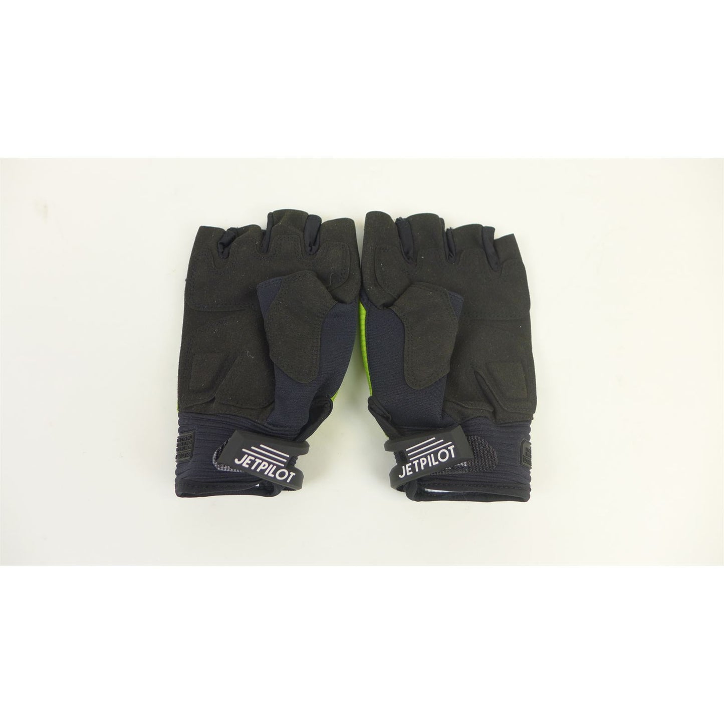 Jet Pilot Hold Fast Short Gloves - Black/Lime - Large OPEN BOX [MPN: JP22302BLKLIML]_2714825