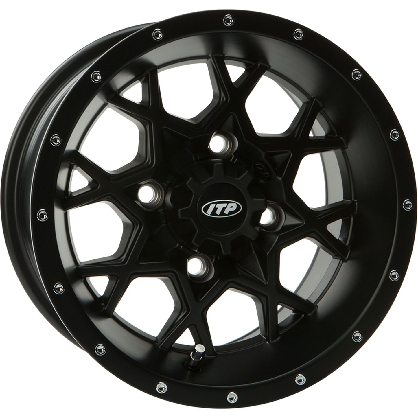 ITP Hurricane Wheel - Front/Rear - Black - 14x7 - 4/110 - 5+2 1428636536B_215079