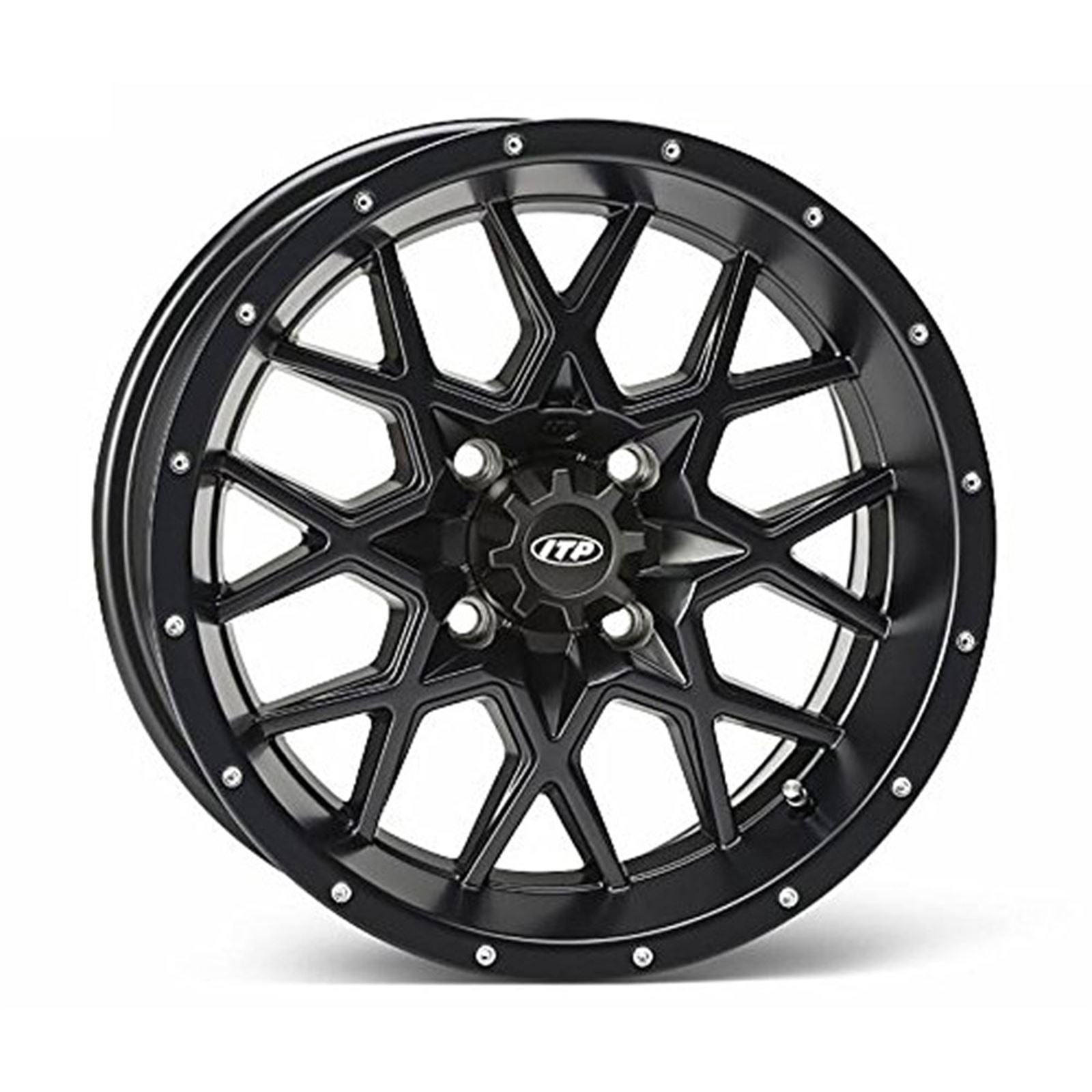 ITP Hurricane Wheel - Front/Rear - Black - 14x7 - 4/156 - 4+3 1428638536B_596066