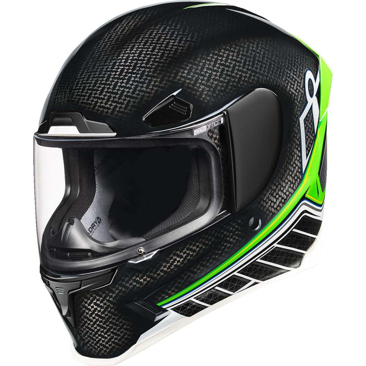 ICON Airframe Pro™ Helmet - Carbon Hyperstrike - Green_2743504