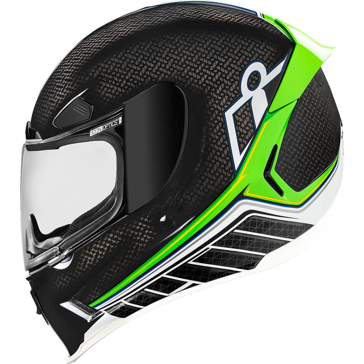 ICON Airframe Pro™ Helmet - Carbon Hyperstrike - Green_2743505