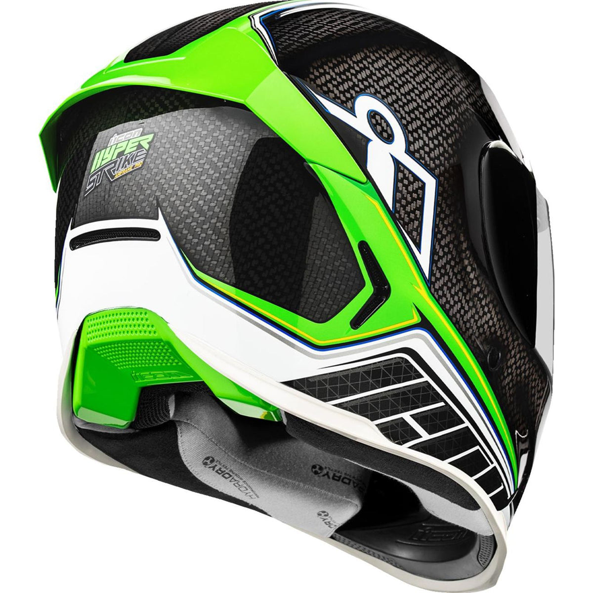 ICON Airframe Pro™ Helmet - Carbon Hyperstrike - Green_2743506