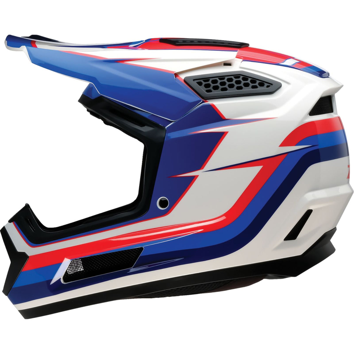 Z1R Dirt Maxx Helmet - Vortex - Red/White/Blue_2713137