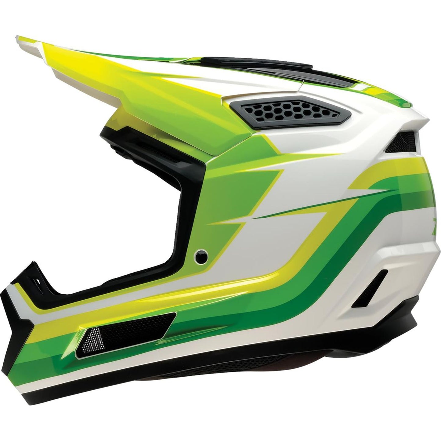 Z1R Dirt Maxx Helmet - Vortex - White/Green - 2XL [MPN: 0110-9734]_2720709