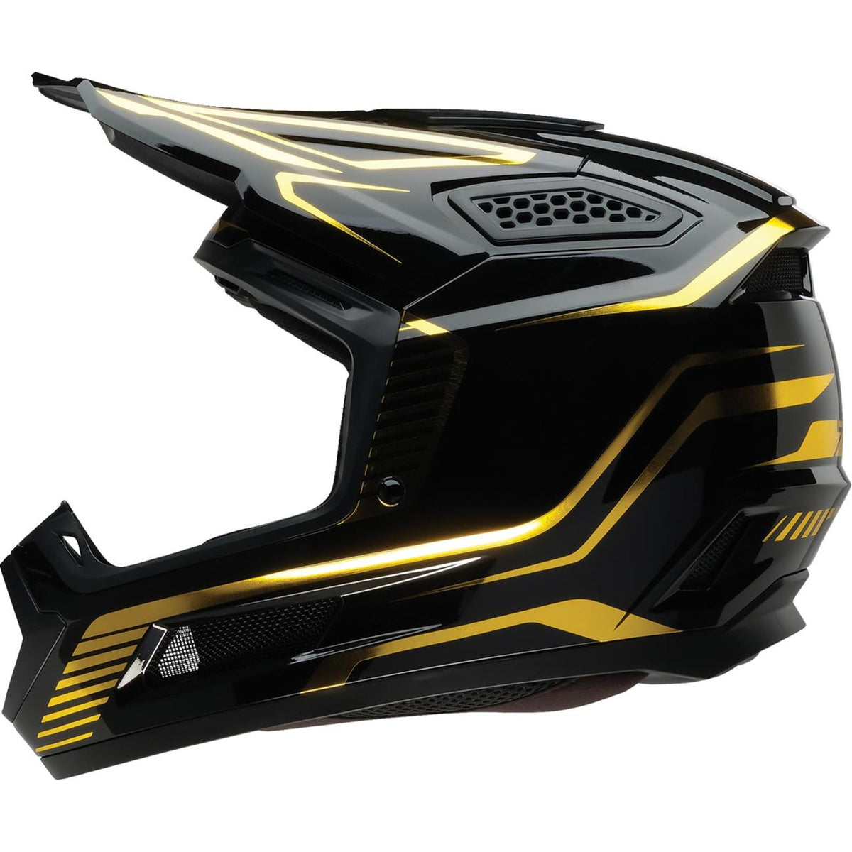 Z1R Dirt Maxx Helmet - Monogram - Black/Gold - XS [MPN: 0110-9737]_2720711