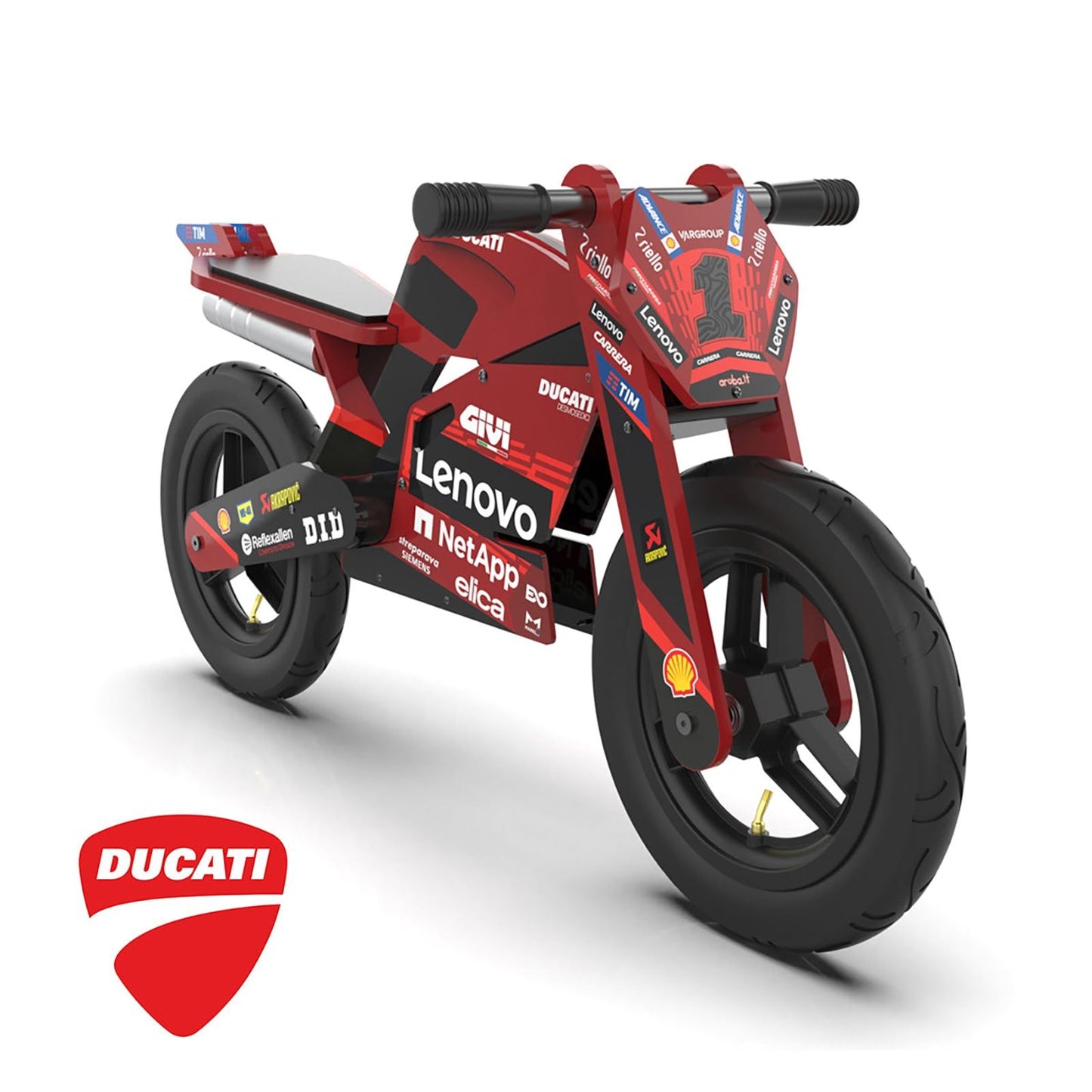 Kiddimoto Ducati Desmo GP25 Balance Bike - Red/Black [MPN: KDBGP]_2715922