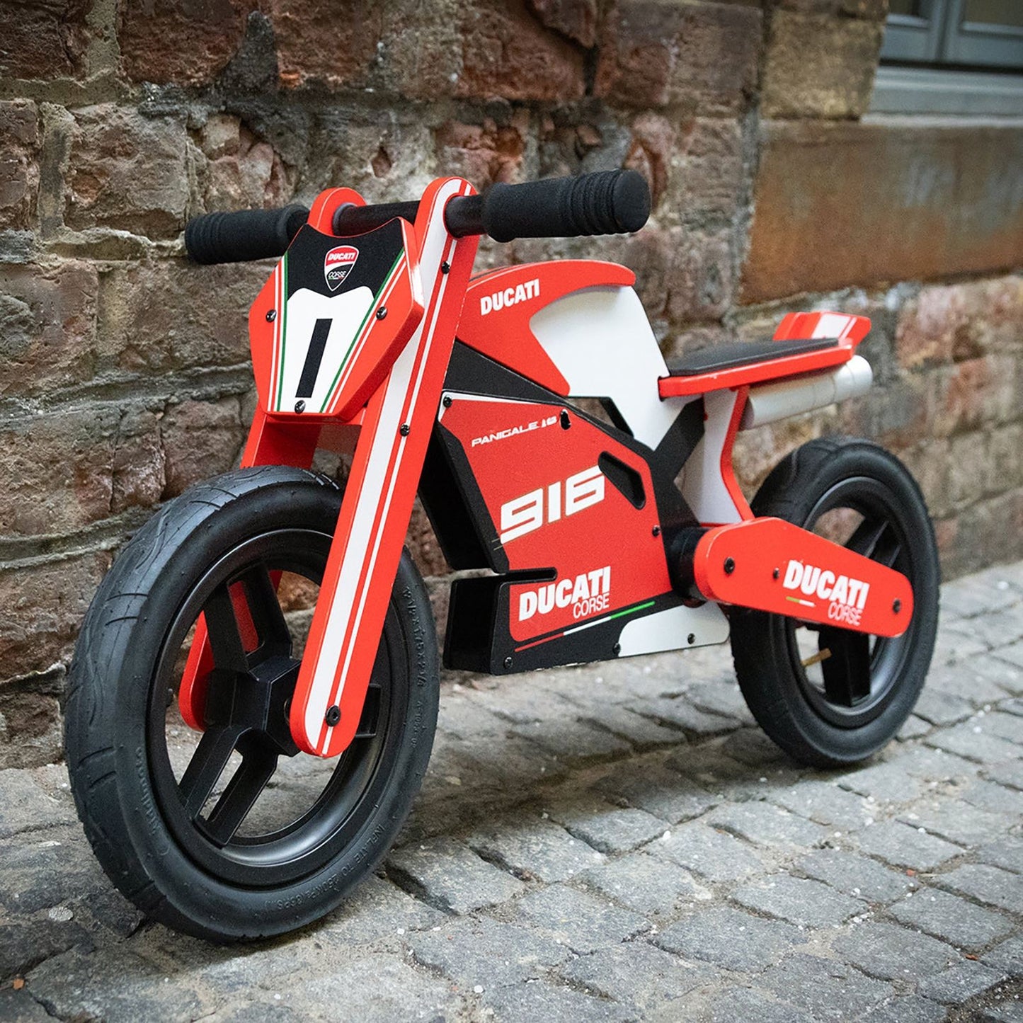 Kiddimoto Ducati 916 Balance Bike - Red/White/Black [MPN: KDBDU]_2715932