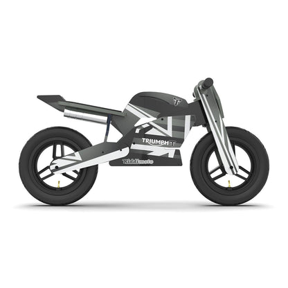 Kiddimoto Triumph Speed Triple 1200RS Balance Bike - Black/White/Gray [MPN: KDBTRS]_2715908