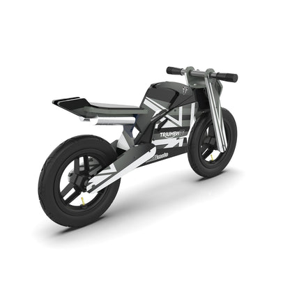 Kiddimoto Triumph Speed Triple 1200RS Balance Bike - Black/White/Gray [MPN: KDBTRS]_2715912