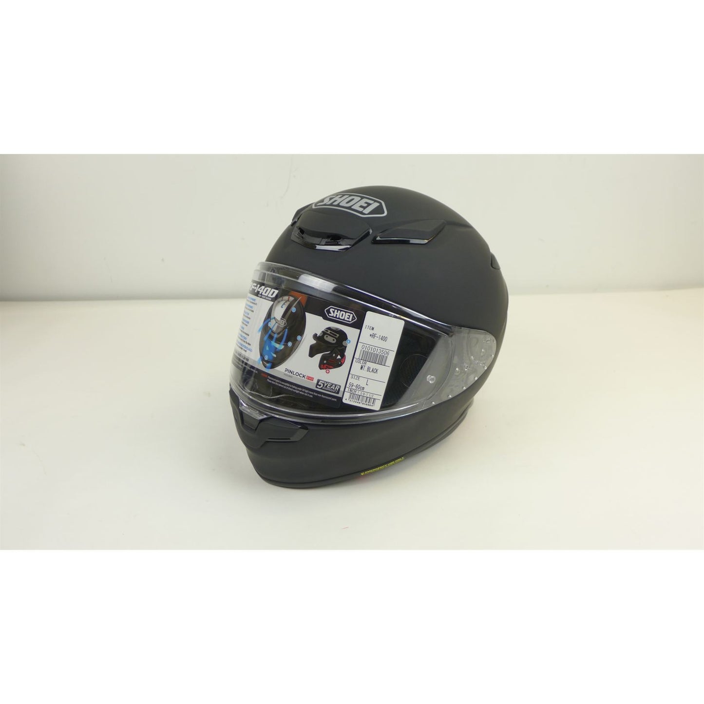 Shoei RF-1400 Helmet - Matte Black - L OPEN BOX [MPN: 0101-0135-06]_2714878